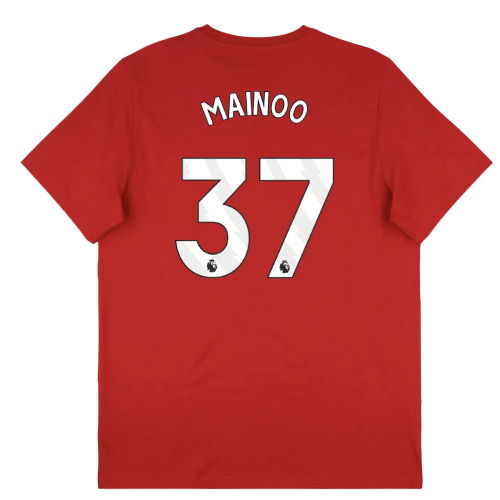 2025-2026 Man Utd Seasonal Graphic Tee (Red) (Mainoo 37)
