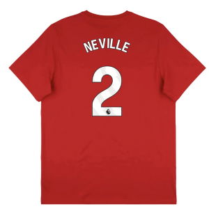 2025-2026 Man Utd Seasonal Graphic Tee (Red) (Neville 2)