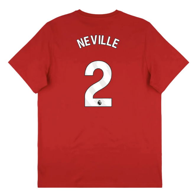 2025-2026 Man Utd Seasonal Graphic Tee (Red) (Neville 2)