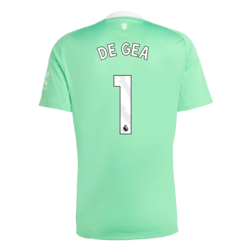 2025-2026 Man Utd Third Goalkeeper Shirt (Green) (De Gea 1)  2025-2026 Man Utd Third Goalkeeper Shirt (Green) (De Gea 1)