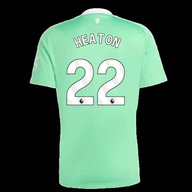 2025-2026 Man Utd Third Goalkeeper Shirt (Green) (Heaton 22)