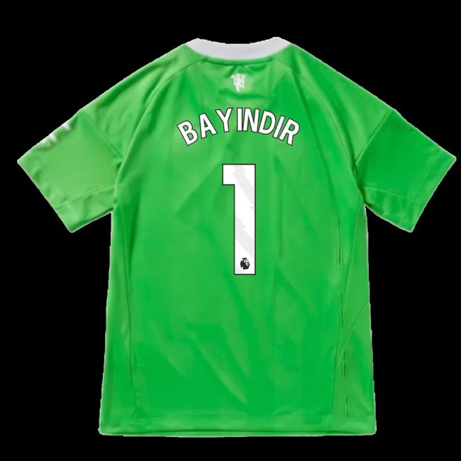 2025-2026 Man Utd Third Goalkeeper Shirt (Green) - Kids (Bayindir 1)