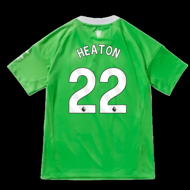 2025-2026 Man Utd Third Goalkeeper Shirt (Green) - Kids (Heaton 22)