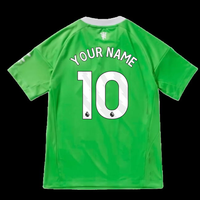 2025-2026 Man Utd Third Goalkeeper Shirt (Green) - Kids (Your Name)