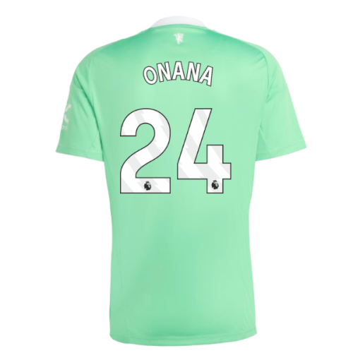 2025-2026 Man Utd Third Goalkeeper Shirt (Green) (Onana 24)
