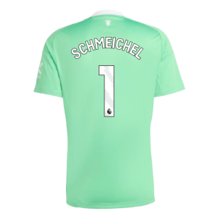 2025-2026 Man Utd Third Goalkeeper Shirt (Green) (Schmeichel 1)