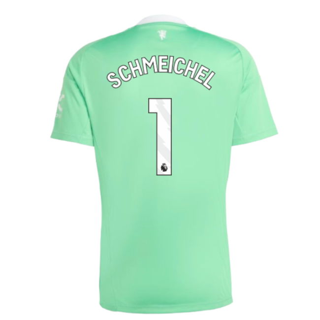 2025-2026 Man Utd Third Goalkeeper Shirt (Green) (Schmeichel 1)