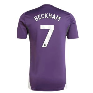 2025-2026 Man Utd Training Jersey (Aurora Plum) (Beckham 7)