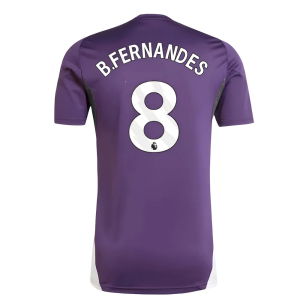 2025-2026 Man Utd Training Jersey (Aurora Plum) (B.Fernandes 8)