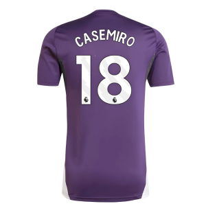 2025-2026 Man Utd Training Jersey (Aurora Plum) (Casemiro 18)