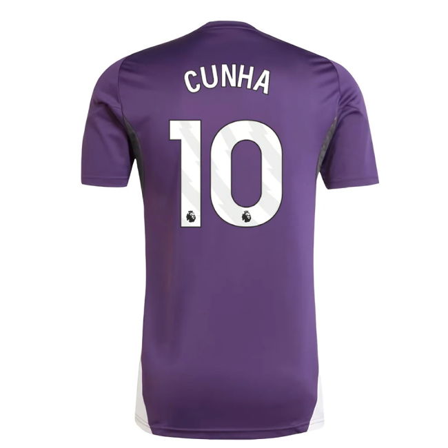 2025-2026 Man Utd Training Jersey (Aurora Plum) (Cunha 10)