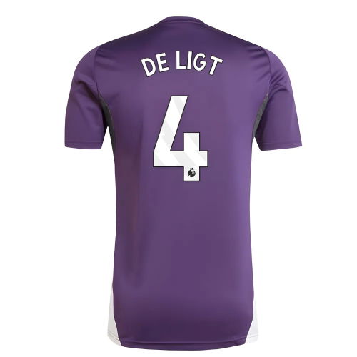 2025-2026 Man Utd Training Jersey (Aurora Plum) (De Ligt 4)