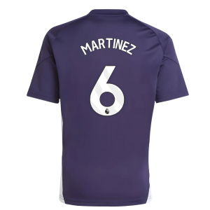 2025-2026 Man Utd Training Jersey (Aurora Plum) - Kids (Martinez 6)