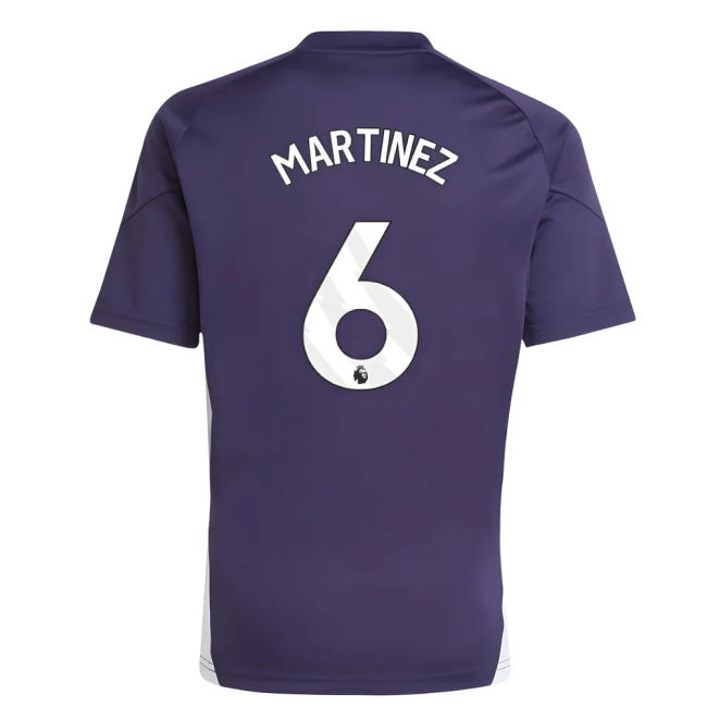 2025-2026 Man Utd Training Jersey (Aurora Plum) - Kids (Martinez 6)