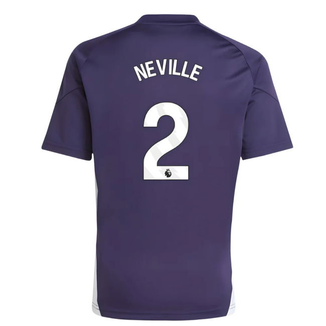 2025-2026 Man Utd Training Jersey (Aurora Plum) - Kids (Neville 2)
