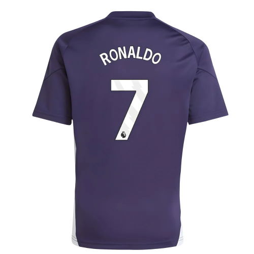 2025-2026 Man Utd Training Jersey (Aurora Plum) - Kids (Ronaldo 7)