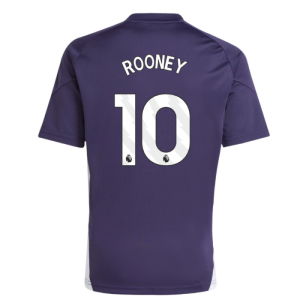 2025-2026 Man Utd Training Jersey (Aurora Plum) - Kids (Rooney 10)