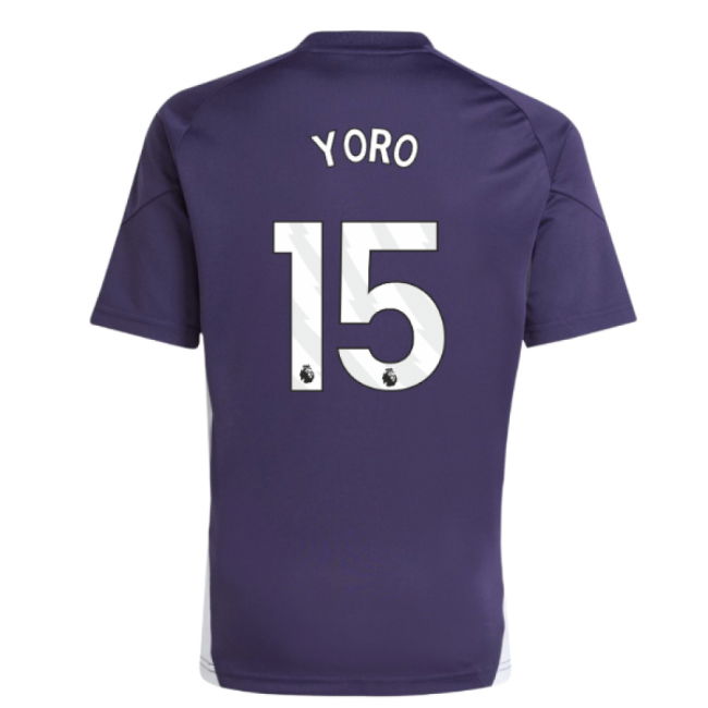 2025-2026 Man Utd Training Jersey (Aurora Plum) - Kids (Yoro 15)