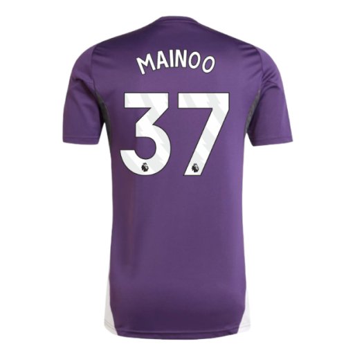 2025-2026 Man Utd Training Jersey (Aurora Plum) (Mainoo 37)