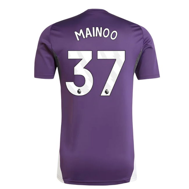 2025-2026 Man Utd Training Jersey (Aurora Plum) (Mainoo 37)