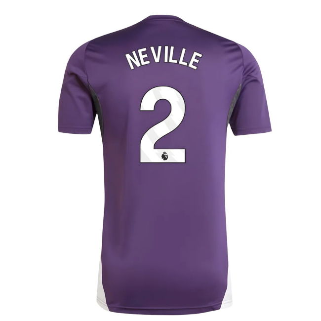 2025-2026 Man Utd Training Jersey (Aurora Plum) (Neville 2)