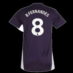 2025-2026 Man Utd Training Jersey (Aurora Plum) - Womens (B.Fernandes 8)