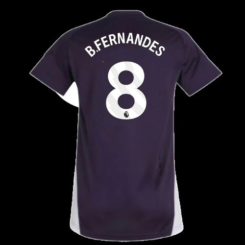 2025-2026 Man Utd Training Jersey (Aurora Plum) - Womens (B.Fernandes 8)