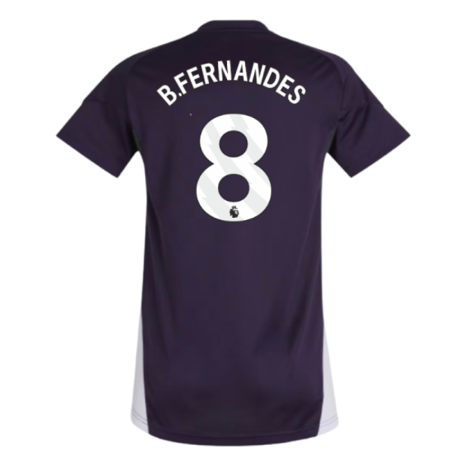2025-2026 Man Utd Training Jersey (Aurora Plum) - Womens (B.Fernandes 8)