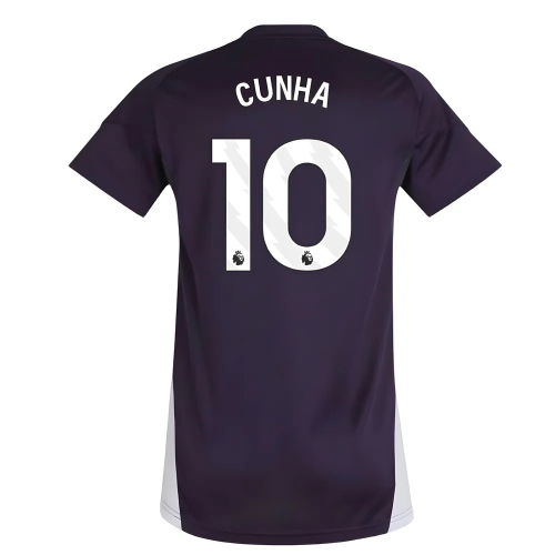 2025-2026 Man Utd Training Jersey (Aurora Plum) - Womens (Cunha 10)