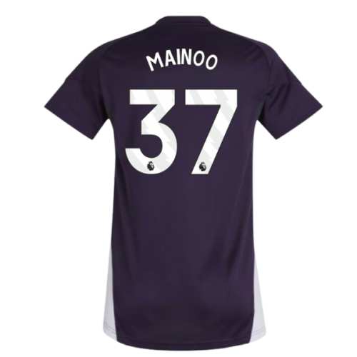 2025-2026 Man Utd Training Jersey (Aurora Plum) - Womens (Mainoo 37)