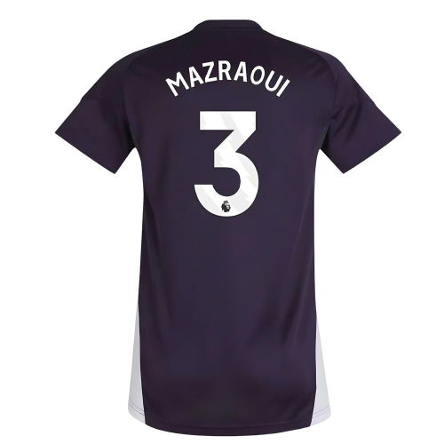 2025-2026 Man Utd Training Jersey (Aurora Plum) - Womens (Mazraoui 3)