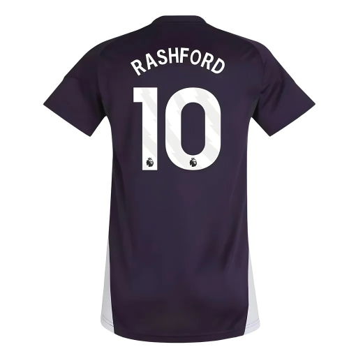 2025-2026 Man Utd Training Jersey (Aurora Plum) - Womens (Rashford 10)