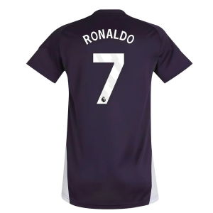 2025-2026 Man Utd Training Jersey (Aurora Plum) - Womens (Ronaldo 7)