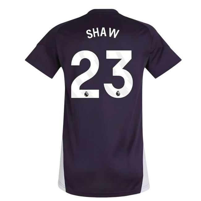 2025-2026 Man Utd Training Jersey (Aurora Plum) - Womens (Shaw 23)