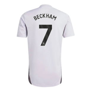 2025-2026 Man Utd Training Jersey (Purple Tint) (Beckham 7)