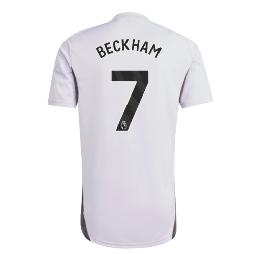 2025-2026 Man Utd Training Jersey (Purple Tint) (Beckham 7)