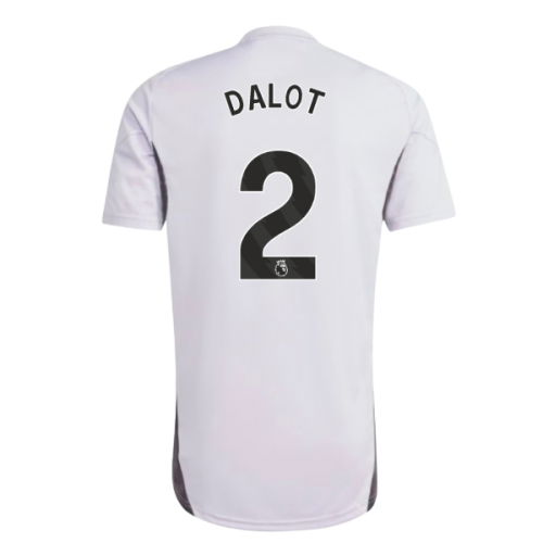 2025-2026 Man Utd Training Jersey (Purple Tint) (Dalot 2)
