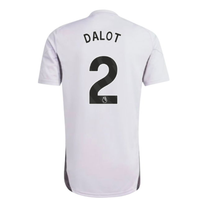 2025-2026 Man Utd Training Jersey (Purple Tint) (Dalot 2)