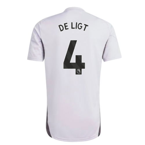 2025-2026 Man Utd Training Jersey (Purple Tint) (De Ligt 4)