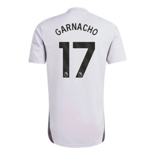 2025-2026 Man Utd Training Jersey (Purple Tint) (Garnacho 17)