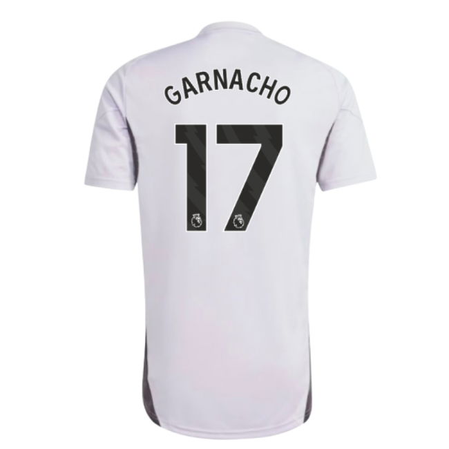 2025-2026 Man Utd Training Jersey (Purple Tint) (Garnacho 17)