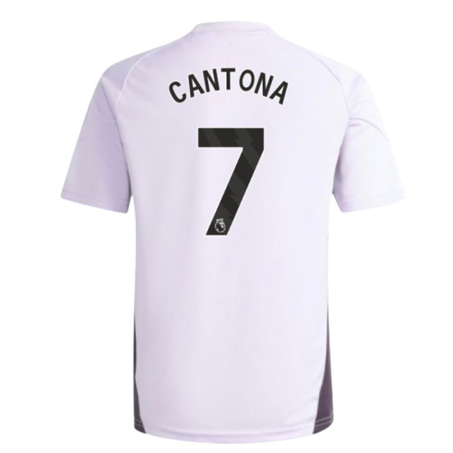 2025-2026 Man Utd Training Jersey (Purple Tint) - Kids (Cantona 7)