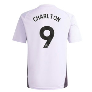 2025-2026 Man Utd Training Jersey (Purple Tint) - Kids (Charlton 9)
