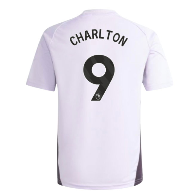2025-2026 Man Utd Training Jersey (Purple Tint) - Kids (Charlton 9)