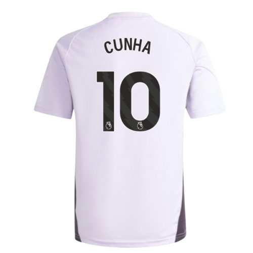 2025-2026 Man Utd Training Jersey (Purple Tint) - Kids (Cunha 10)