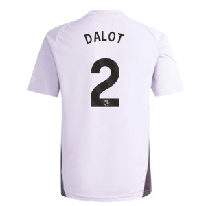 2025-2026 Man Utd Training Jersey (Purple Tint) - Kids (Dalot 2)