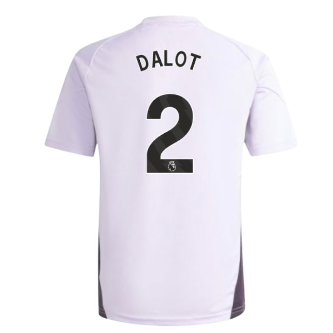 2025-2026 Man Utd Training Jersey (Purple Tint) - Kids (Dalot 2)