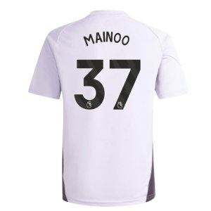 2025-2026 Man Utd Training Jersey (Purple Tint) - Kids (Mainoo 37)