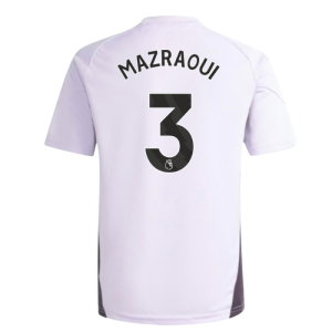 2025-2026 Man Utd Training Jersey (Purple Tint) - Kids (Mazraoui 3)