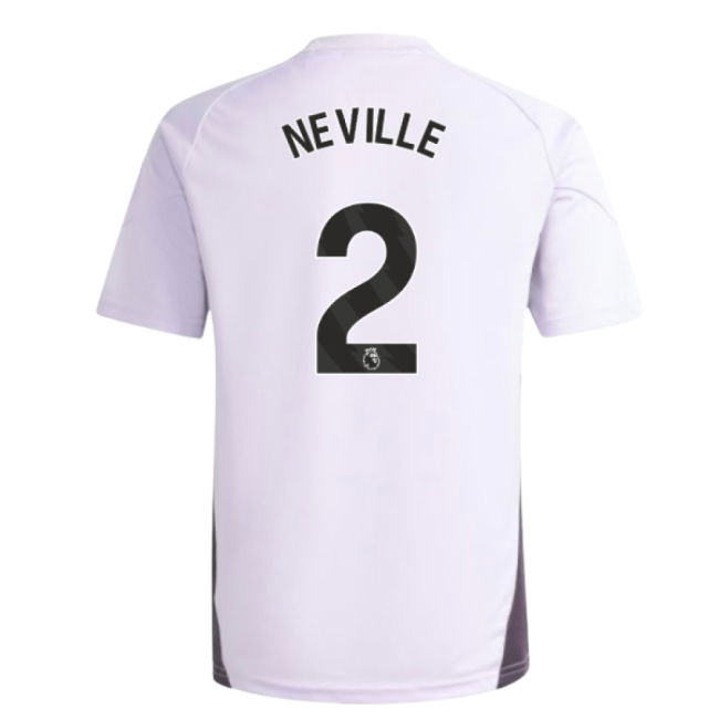 2025-2026 Man Utd Training Jersey (Purple Tint) - Kids (Neville 2)